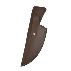 Hand forged boning knife (Option: Brown leather case)