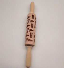 Rolling Pin Christmas Embossing (Option: Merry Christmas 35cm)