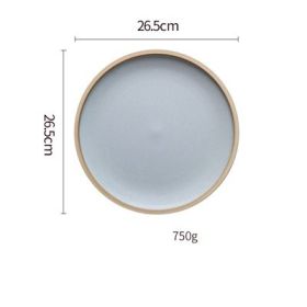 Pure Color Matte Ceramic Plate (Option: 6 Style)